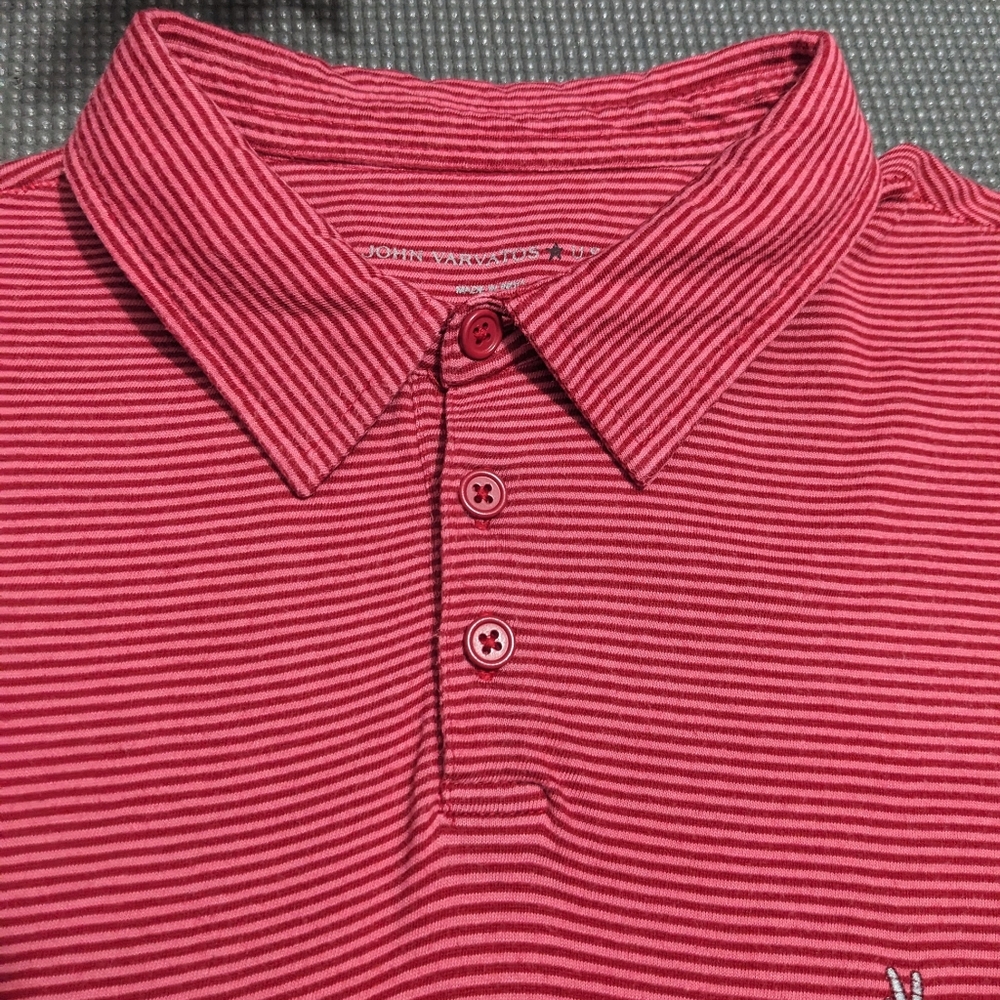 JOHN VARVATOS Striped Polo